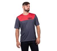 Camiseta de MTB 100% AIRMATIC Carbón/Rojo RacerM Carbón,Rojo Racer