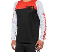 Camiseta de MTB 100% R-CORE Racer Negro/Rojo RacingM Negro,Rojo Racing
