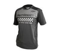 Camiseta de MTB Fasthouse Alloy Mesa SS Topo/CarbónS Topo,Carbón