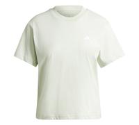 adidas Mujer Essentials Small Logo T-Shirt, Linen Green, XS