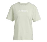adidas Mujer Terrex Classic Logo T-Shirt, Linen Green, L