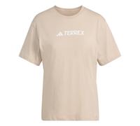 adidas Mujer Terrex Classic Logo Shirt, Wonder Taupe, S