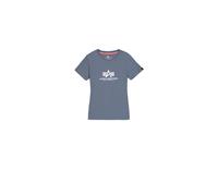 Alpha Industries New Basic Big Logo T-Shirt Camisetas Talla L - Azul