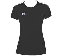 Arena W T-Shirt Team T-Shirt, Mujer, Black/White/Black, M