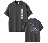 Camiseta De Mujer Camisas Básicas WeGoUp Camiseta Casual De Manga Corta Top Fans Regalos For Adolescentes(Gray,XL)