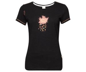 Camiseta de mujer Chillaz Gandia Girls Talk Chalk Talla: M / Color: negro