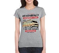 Camiseta de Mujer Coche Divertida Retro 80 Breaking Bad Heisenberg 013 M