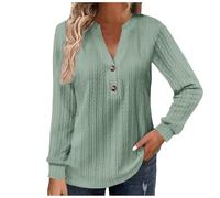 Camiseta de mujer con cuello grande, holgada y monocolor, informal, de un solo pecho, cuello de mujer, pantalones cortos sexy, verde, L
