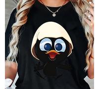 Camiseta de Mujer con Estampado de y de - Cuello y Transpirable, Diseño de Nadando, Ajuste para Todas , Ideal para Outfits Diarios y Ejercicio - Lavable a Máquina