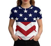 Camiseta de Mujer con gráfico de Flores Manga Corta Camisetas con Flores Vintage Impresas Tops de Verano Camiseta para el Día de San Valentín