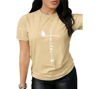 Camiseta de Mujer con Grúa Impresa en 3D Camiseta Divertida de Novela Gráfica Manga Corta Cuello Redondo Ajuste Holgado