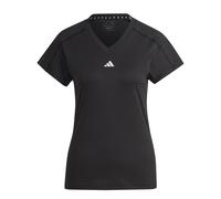 adidas Mujer AEROREADY Train Essentials Minimal Branding V-Neck tee, Black, L