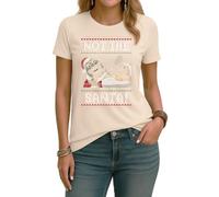 Camiseta de mujer con texto en alemán "Die Dinos" | Not The Santa! | Ugly Christmas Christmas, natural, S
