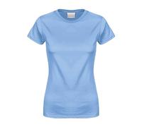 Camiseta de mujer de algodón de manga corta ajustada, camiseta deportiva para mujer, para fitness, blusa larga de verano, ajustada, transpirable, entallada, cuello redondo, camiseta deportiva, verano