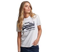 Camiseta de mujer de algodón orgánico Superdry Vintage Logo Scripted Coll L