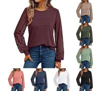 Camiseta de mujer de gran tamaño, camiseta de manga larga para mujer Oversize camiseta casual camiseta corta alta calada transpirable ropa al aire libre loungewear 2025 nueva camiseta ligera camiseta