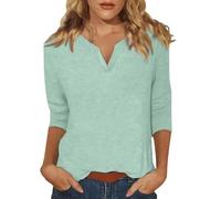 Camiseta de mujer de moda para mujer para un confort y un estilo diario, ideal para salidas casuales, reuniones sociales o relajación, Luz verde, XXL