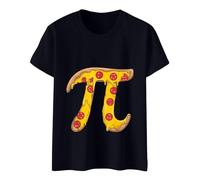Camiseta de mujer de verano tipo chico, es el día de Pi y un diseño elegante con una camiseta impresa., Le Noir, S