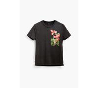 Desigual TS_Botanical_Lacroix T-Shirt, Negro, XL Women's