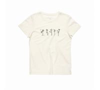 Camiseta de mujer Devold Classic "Flowers" Tee Wmn Talla: L / Color: blanco