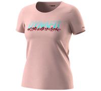 Camiseta de mujer Dynafit Graphic Co W S/S Tee 2024 Talla: M / Color: beige