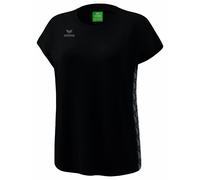 Erima Mujer Essential Team Camiseta de Deporte, Negro, 36