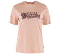 Camiseta de mujer Fjällräven Lush Logo T-shirt W Talla: L / Color: rosa claro