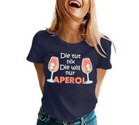 Camiseta de mujer genérica con mensaje humorístico "Mi yerno es mi hijo favorito", ropa informal cómoda para cualquier ocasión, azul marino, XXL