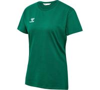 hummel GO 2.0 Camiseta Deportiva para Mujer, Manga Corta para Deporte, Fitness y Tiempo Libre, Camiseta básica de algodón 100% orgánico, Material elástico, Cuello Redondo