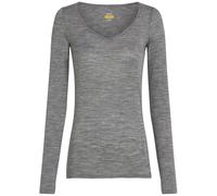 Camiseta de mujer Icebreaker W Siren LS Sweetheart Talla: L / Color: gris claro