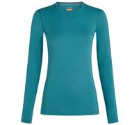 Camiseta de mujer Icebreaker W's 200 Oasis LS Crewe Talla: M / Color: turquesa