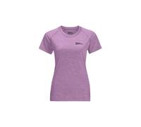 Camiseta de mujer JACK WOLSKINS Kammweg S/S W (Terciopelo)