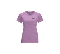 Camiseta de mujer JACK WOLSKINS Kammweg S/S W (Terciopelo)