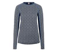 Camiseta de mujer Kari Traa Rose Light Ls Talla: M / Color: azul/ azul claro