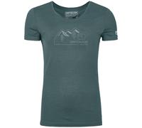 ORTOVOX 150 Cool Vintage Badge Ts W - Mujer - Gris - talla S- modelo 2025
