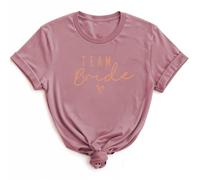 Camiseta de mujer para despedida de soltera con texto en alemán "Team Braut", para dama de honor, tallas S-3XL, Color: rosa., XL