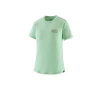 Camiseta de mujer Patagonia Cap Cool Merino Graphic (Fitz Roy Strata: Rinsed Green)