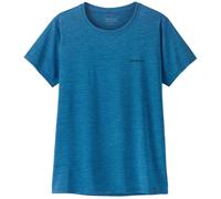 Camiseta de mujer Patagonia Women's Capilene Cool Daily Shirt - Boardshort Logo Talla: XS / Color: azul