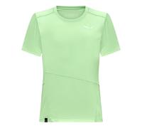 Salewa PUEZ Sporty Dry W - Camiseta, Talla XS, Color Verde Pastel