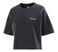 Camiseta de mujer Salomon Short Tee Talla: M / Color: negro