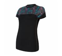 Camiseta de mujer Sensor Merino Impress Talla: S / Color: negro