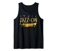 Camiseta de música de Jazz, Regalo para Amantes del Jazz y trompetista Camiseta sin Mangas
