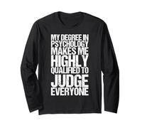 Camiseta de My Degree In Psychology Divertida Psychologist Manga Larga