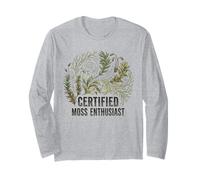 Camiseta de Naturaleza botánica Vintage para entusiastas del Musgo certificada Manga Larga