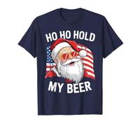 Camiseta de Navidad en Julio | Santa Ho Ho Hold My Beer Camiseta