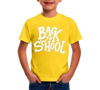 Camiseta de niño 2026 guardería Hola escuela voy a venir niños primer día de escuela camisetas guardería graduación casual manga corta ropa negra, amarillo, 4-5 años