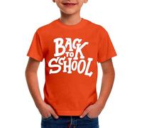 Camiseta de niño 2026 guardería Hola escuela voy a venir niños primer día de escuela camisetas guardería graduación casual verano tops negros, naranja, 6-7 años