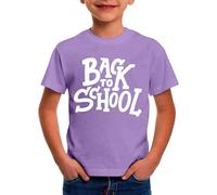 Camiseta de niño 2026 guardería Hola escuela voy a venir niños primer día de escuela camisetas guardería graduación casual verano tops negros, morado, 8-9 años