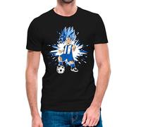Camiseta de niño de Manga Corta Goku Real Sociedad 24-25 (5- Camiseta niño 2 años)(Negra Manga Corta)