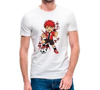 Camiseta de niño de Manga Corta Superfutbolista Manga del Mallorca 25-26 (6- Camiseta niño 4 años)(Blanca Manga Corta)